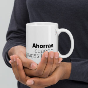 Taza Value Kids - Ahorras si apagas la luz